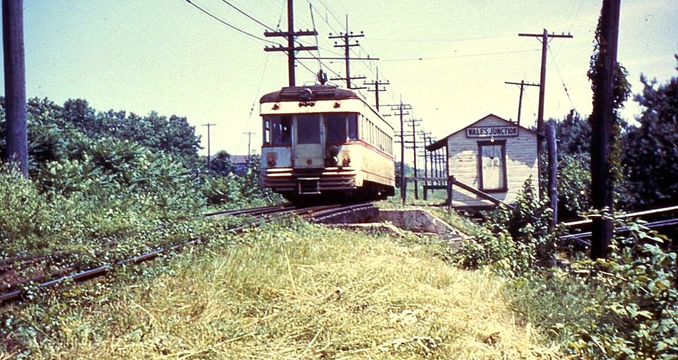 Trolley at Wales Junction