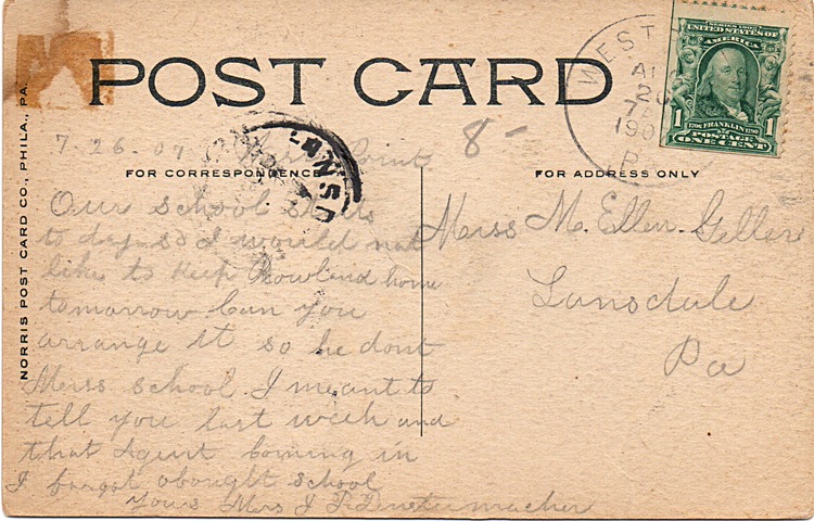Hallmeyer Hotel Post Card